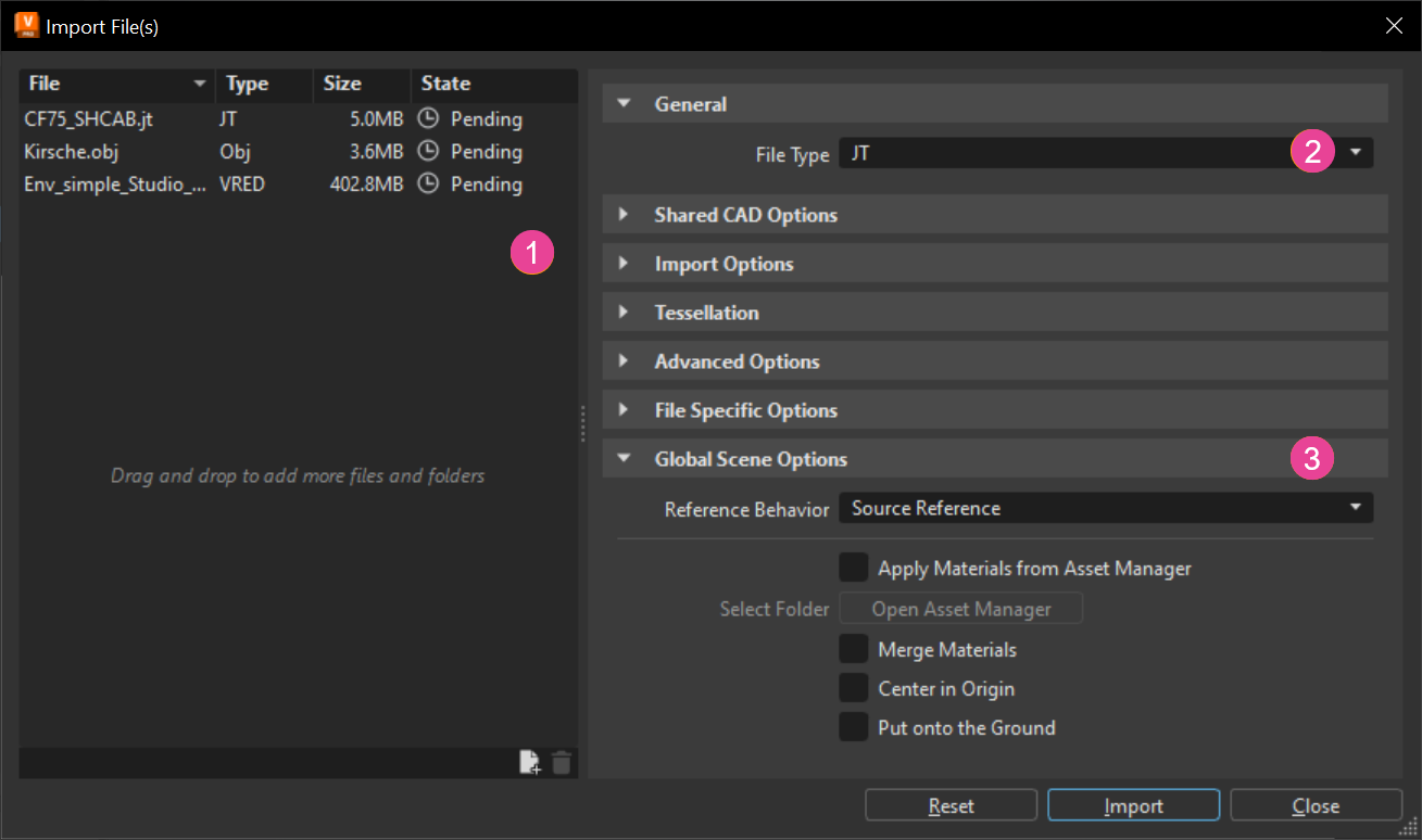 Import File(s)