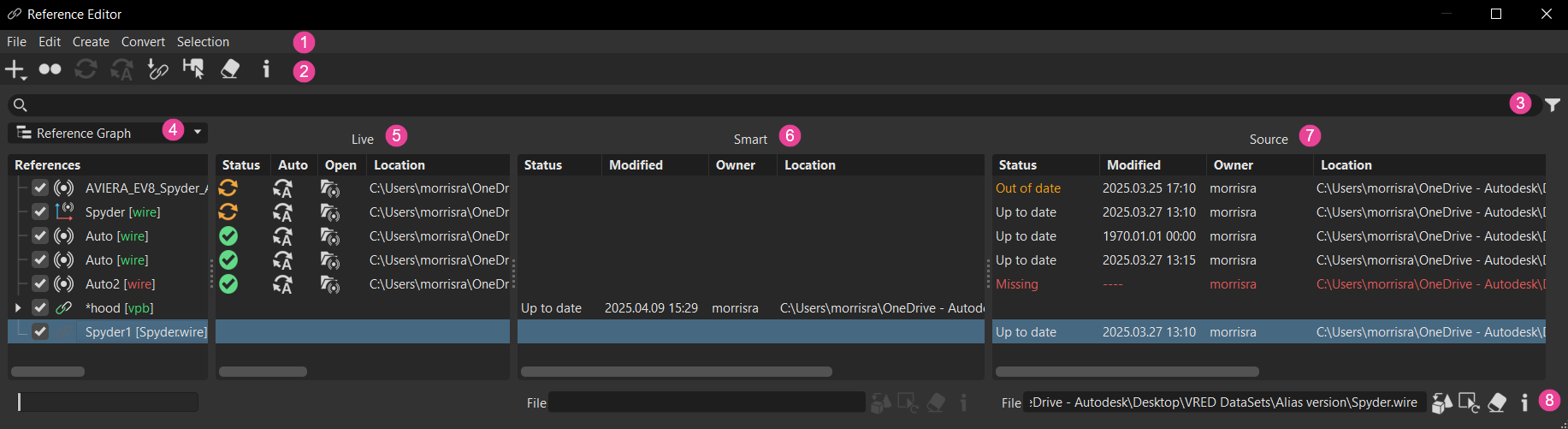 Reference Editor