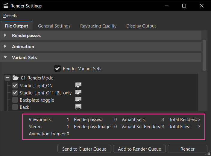 Render Summary