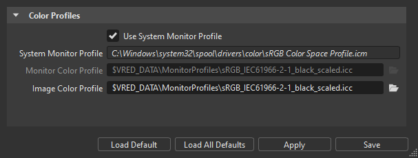Color Management Preferences