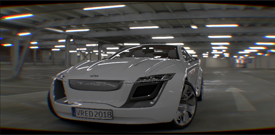 Example of Chromatic Aberration of No Blurring 