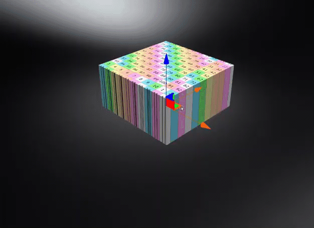 Example showing Freeze World Space Texture Transform