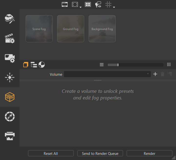 Opening Volume Fog screen