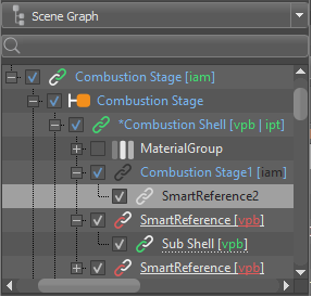 Reference state in the Scenegraph