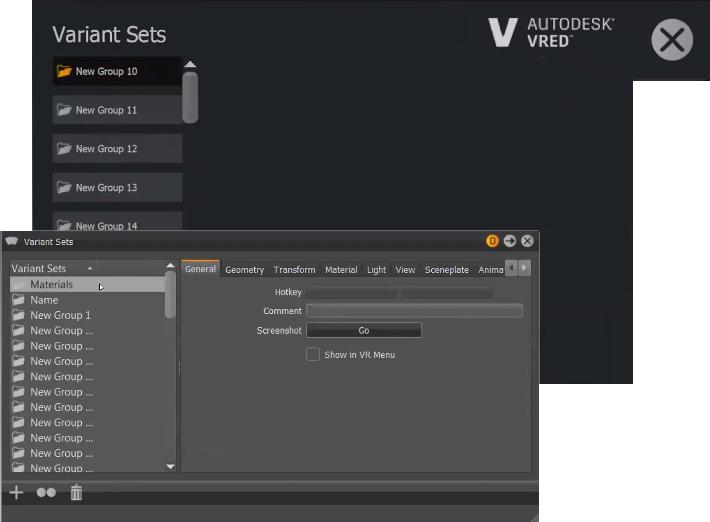 Removed from the VR Menu