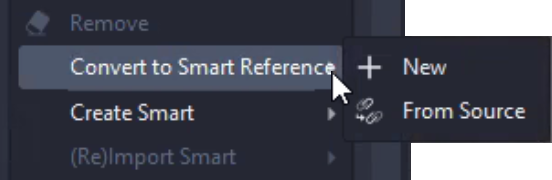 2025.1 Convert to Smart Reference example