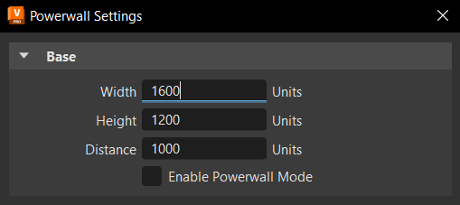 Powerwall Settings dialog from 2026