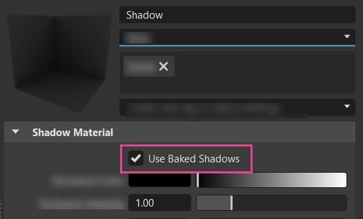 Use Baked Shadow