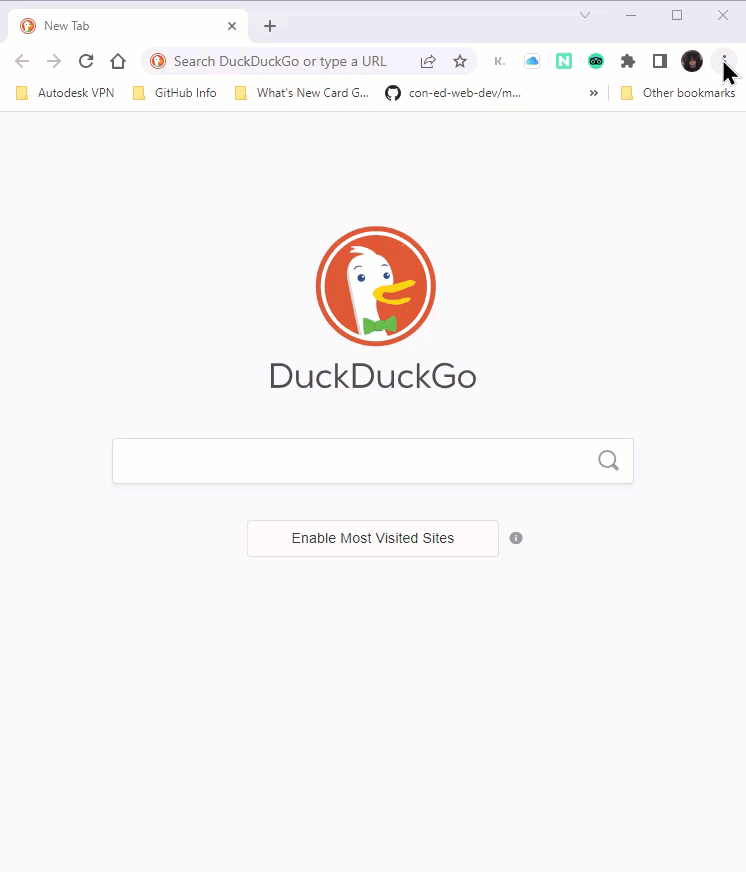 changing your browser privacy settings