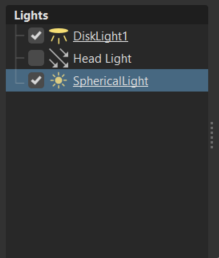 Cloned light in the Light Editor