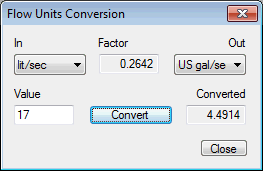 Conversion Dialog