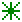 green snowflake