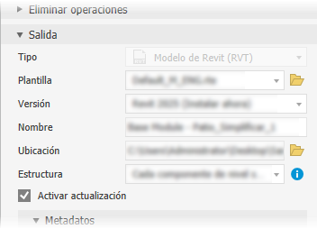 Grupo de salida