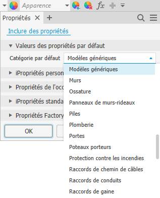 Catégorie par défaut
