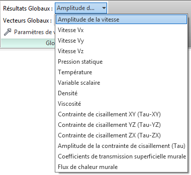 groupe de fonctions contextuel du résultat global
