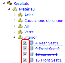 navigateur de résultats