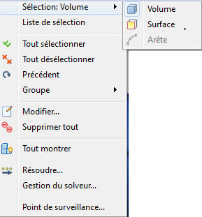 cliquer avec le bouton droit de la souris
