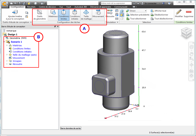 sélection de tâche