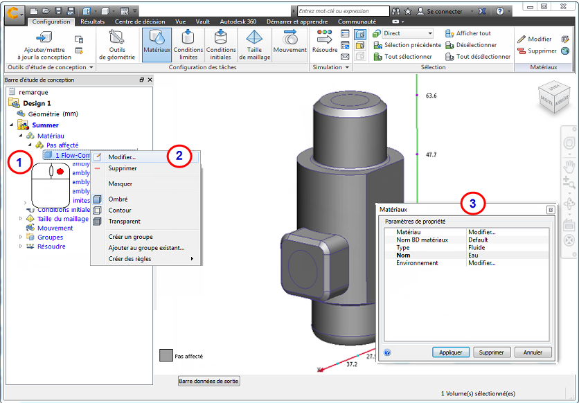 aperçu de la barre d’étude du ruban