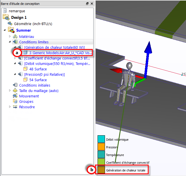 génération de chaleur totale