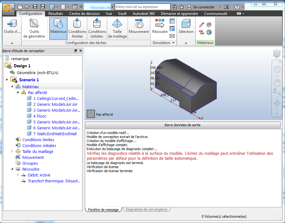 modèle dans cfd