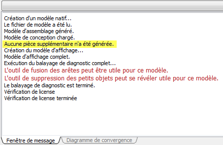pas de pièces supplémentaires