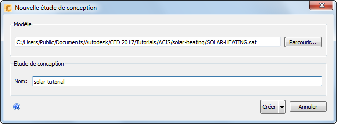nouvelle étude de conception