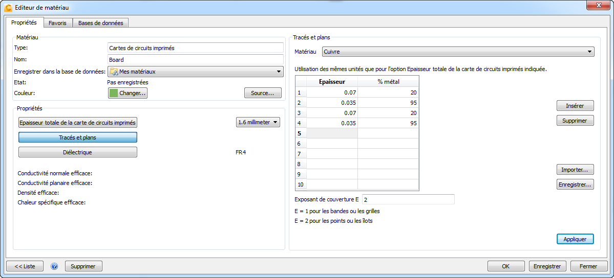 éditeur de matériau