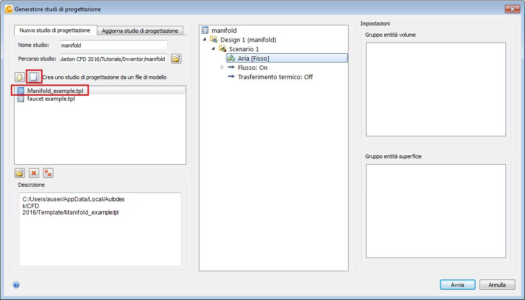 Generatore studi di progettazione