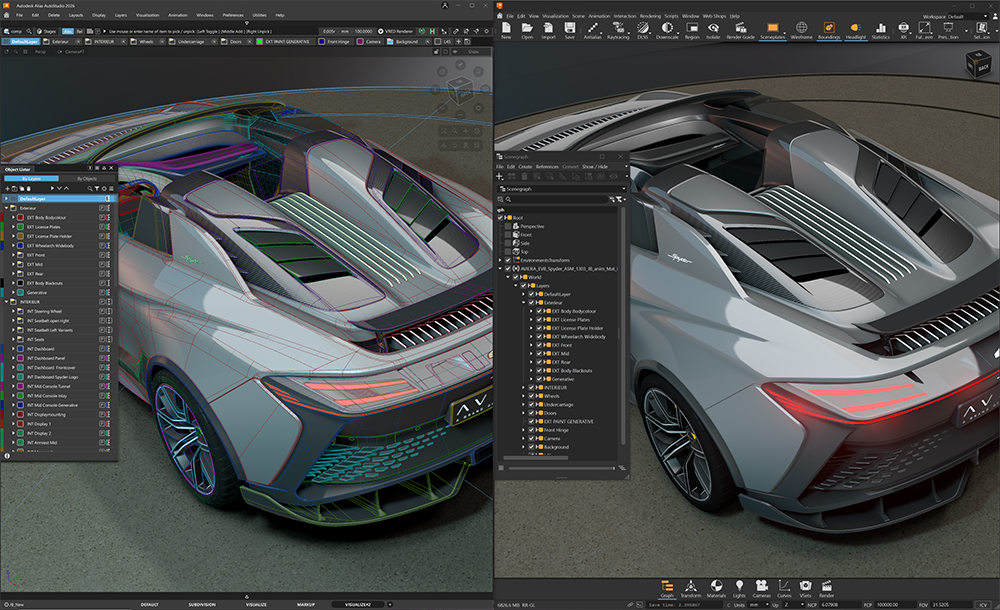 Alias 2026 ヘルプ | ライブ参照 | Autodesk