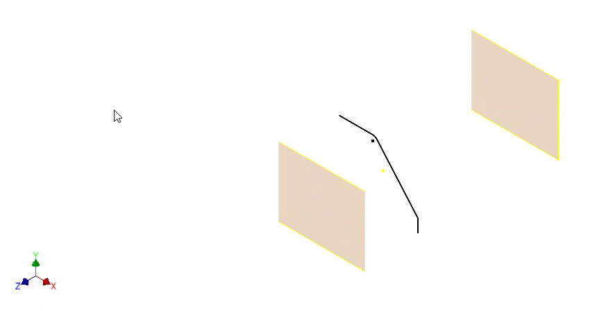 基準フィーチャとしてのコンター フランジ