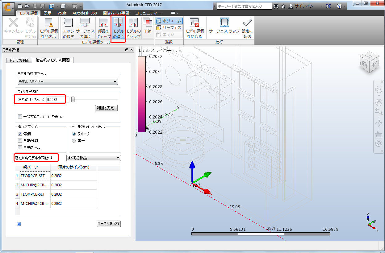 モデル スライバー