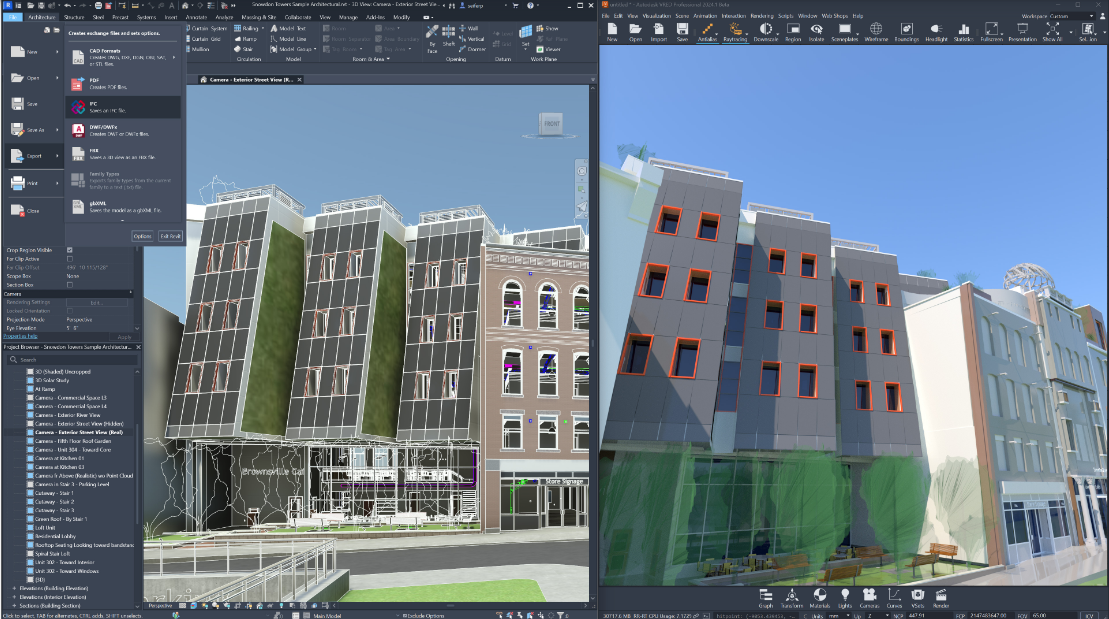 Revit から VRED へのファイル交換