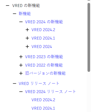 目次構造の変更