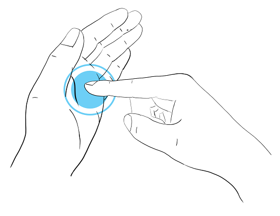 [VR]メニューのジェスチャ