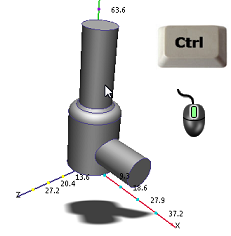 Ctrl 키로 숨기기