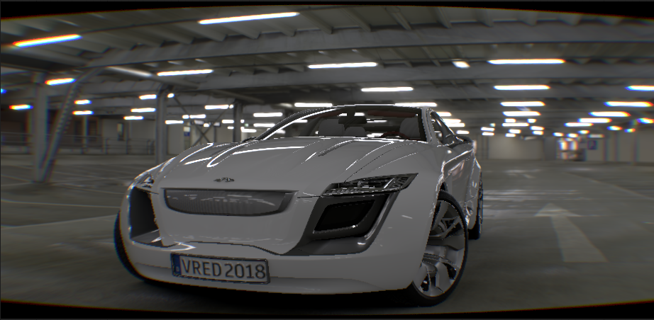 색수차 강도 0.3의 예