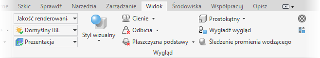 Wyświetlanie nadpisania wyglądu
