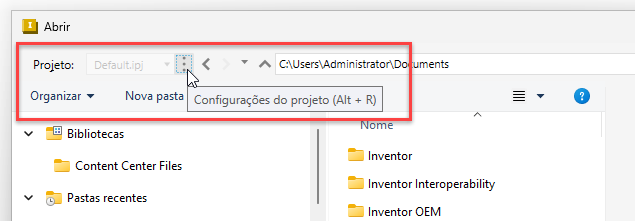Acesso ao projeto