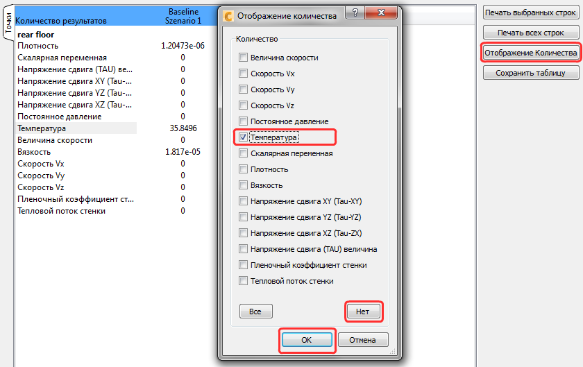 отображение количества