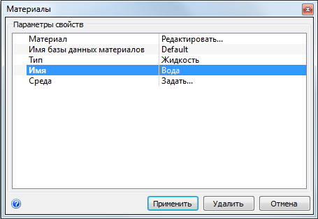 наименование материала
