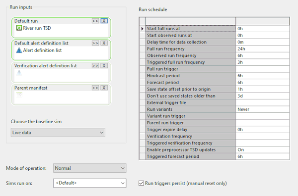 Manifest - Setup page