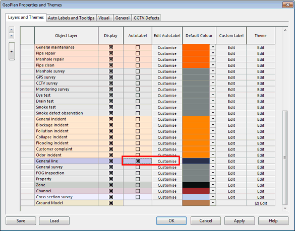 Setting up Autolabels