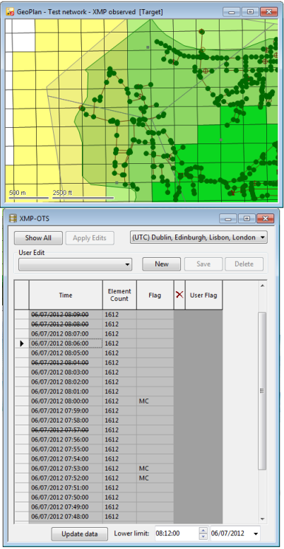 Displaying Spatial Rainfall on the GeoPlan