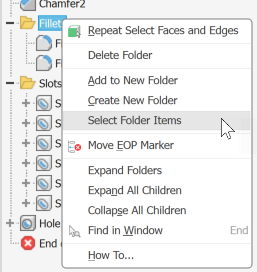 part folder commands