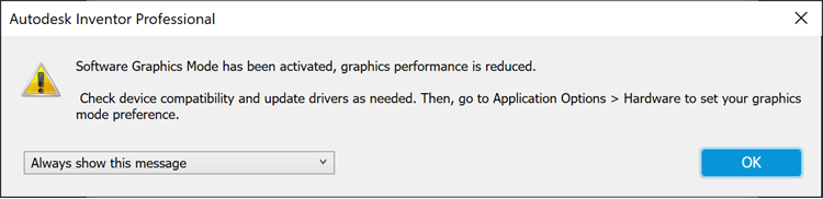 Software graphics mode