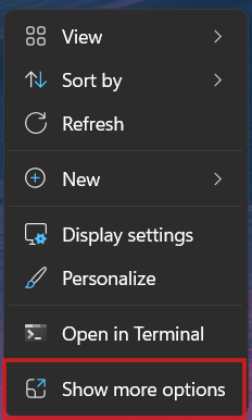 Open Nvidia Panel from desktop