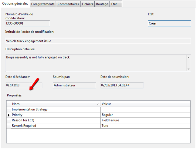 paramètres du coffre-fort