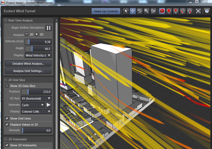 Download project. Ecotect. Vasari Wind Analysis. MD Project.