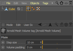 Rendering Clouds using the Volume Shader